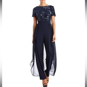 Dillards Sequin Jumpsuit